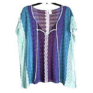 Absolutely creative worldwide poncho top
